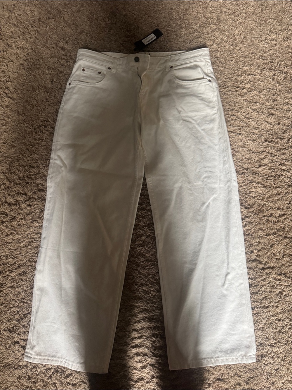 Motel Rocks White Denim Jeans XL brand new never worn excellent condition
